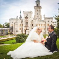 Wedding photo from Hluboká Castle, Czech Republic