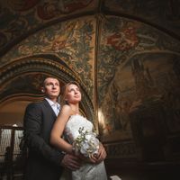 Wedding photo from Old Town Hall, Prague, Czech Republic