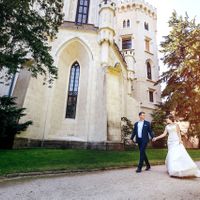 Wedding photo from Hluboká Castle, Czech Republic