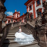 Wedding photo from Troja Castle, Prague, Czech Republic