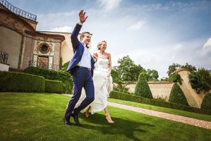 克里斯蒂娜和列昂尼德 Bride and Groom in Vrtba Garden, prague