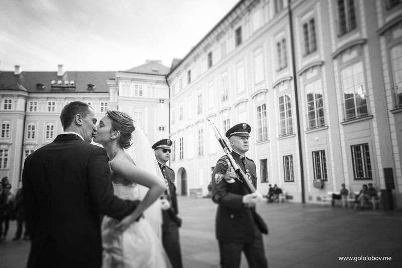 伊琳娜和叶夫根尼-一美丽的婚礼摄影